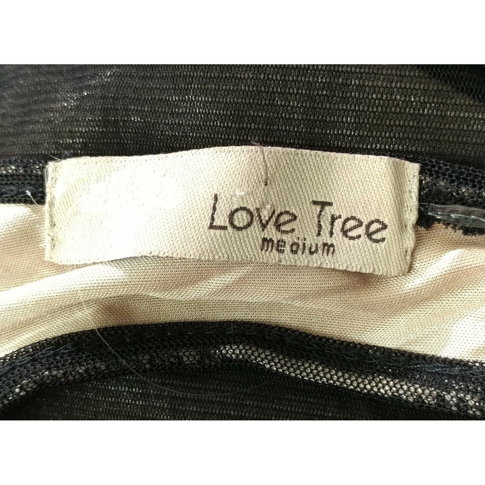 Love‎ Tree Women Dress, Size Medium, black, cotton, nylon, spandex - Picture 4 of 5